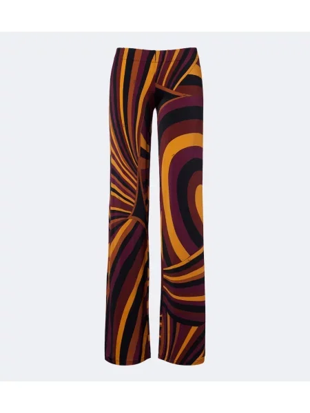 Pantaloni Pucci din satin