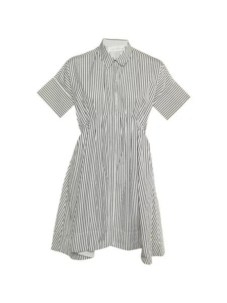 Scurt rochie tip cămașă Victoria Beckham alb