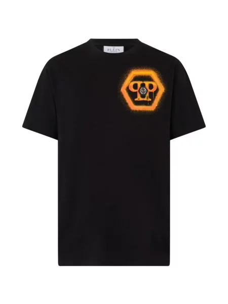 Tricou Philipp Plein cu imagine negru