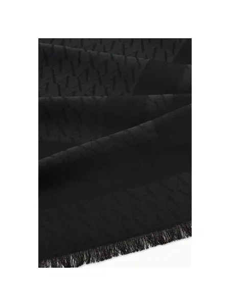 Armani Exchange șal pentru femei cu vâscoză negru