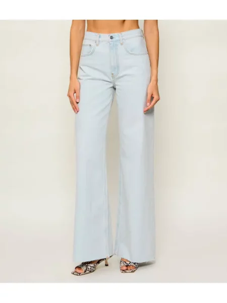 Anine Bing Blugi LEWIS | flare fit albastru