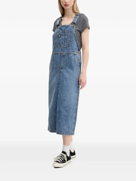 Rochie din denim Dickies albastru