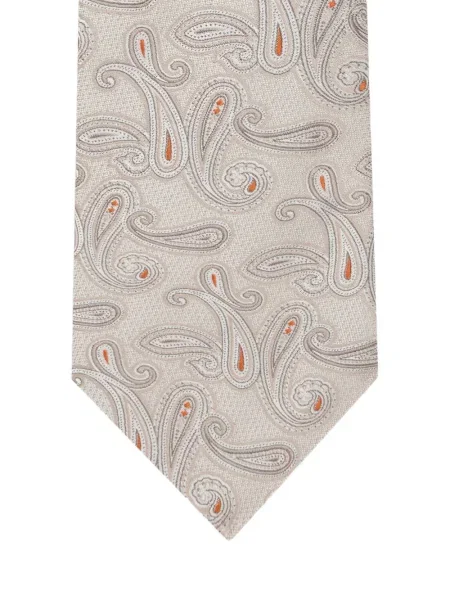 Cravată Etro cu model paisley din jacard
