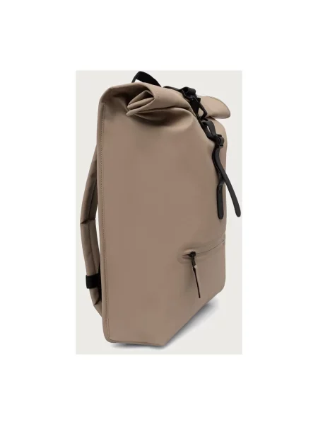 Plecak miejski Rains Rucksack Rolltop 13 + 4 l Beige beżowy