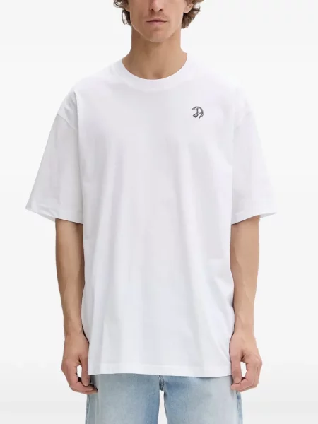 Tricou Diesel cu imagine alb