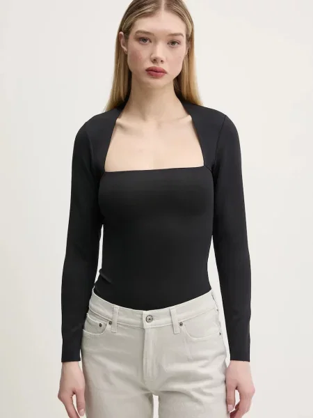 Боди Abercrombie & Fitch черно