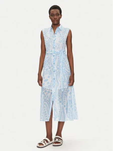 Kostiumas marškininė suknelė Iconique mėlyna