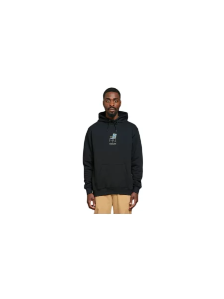 Dedicated Hoodie Falun Lawn Chair Black Mężczyźni Bluzy i bluzy z kapturem Dedicated Size: M czarny