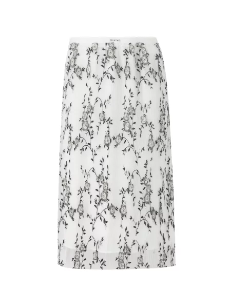 Munthe Fustă BARIAH gri închis / negru alb