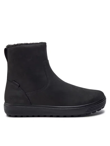 ECCO Polokozačky Soft 7 Tred W černá