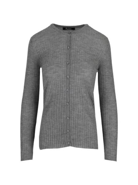 Cardigan La Rose tricotate gri