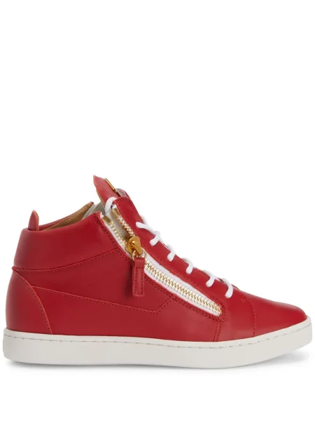 Sneakerși Giuseppe Zanotti din piele roșu