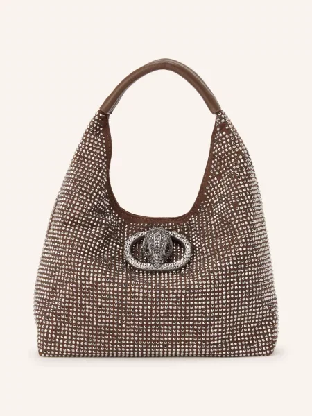 Kurt Geiger Kabelka S Ozdobnými Kamínky / stříbrná hnědá