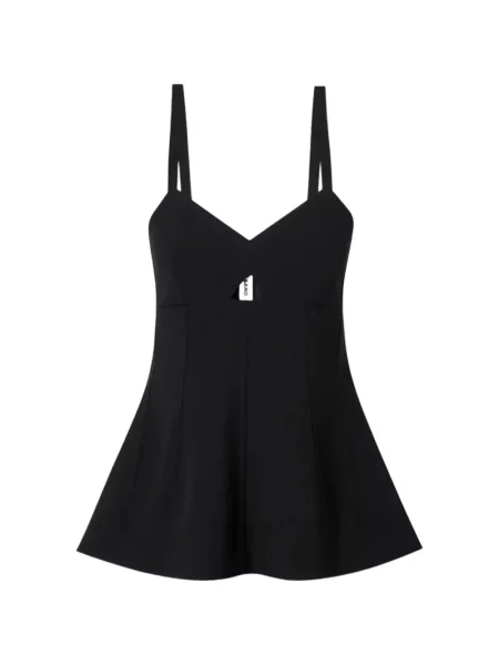 Top Jil Sander evazat negru