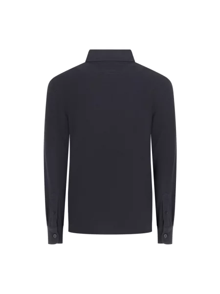 Koszulka polo Zegna niebieska