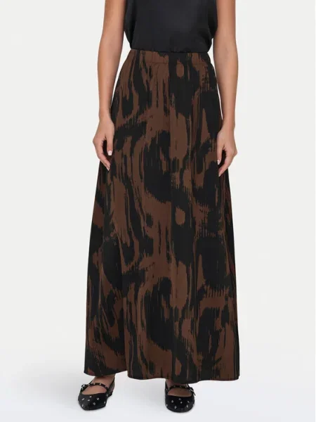 JDY Fustă maxi Judy maro