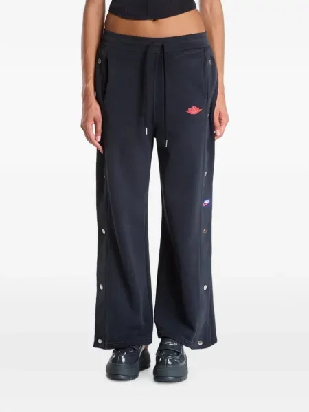 Pocnitură pantaloni Jordan din fleece alergare negru