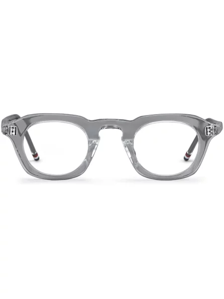 Ochelari de soare Thom Browne transparente alb