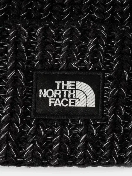 Шапка The North Face Cozy Chunky Cabin Beanie з товстого трикотажу чорний