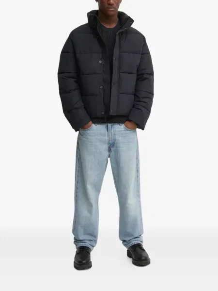 Geacă Abercrombie & Fitch negru