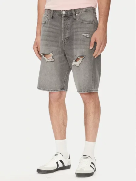 Jack&Jones Джинсові шорти Alex сірий