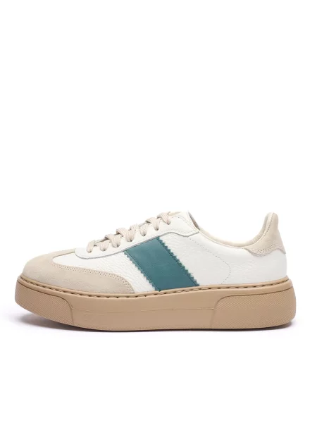 RYŁKO Nizke superge bež / žad bela