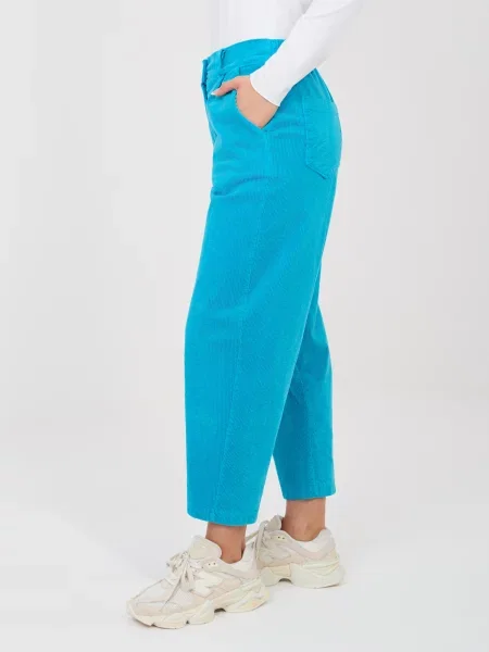 Pantaloni Rue Paris turcoaz