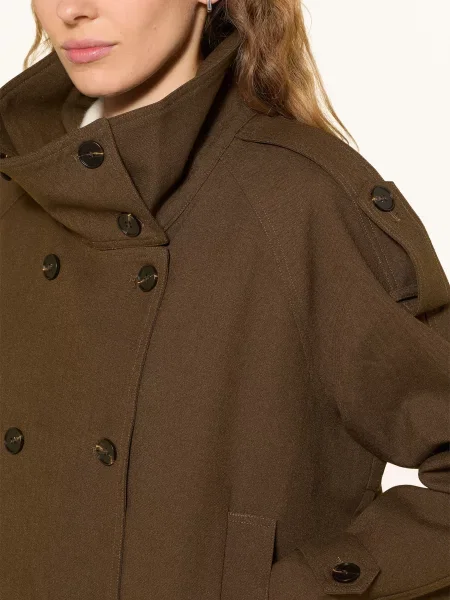 Suncoo Trenchová Bunda Deep khaki