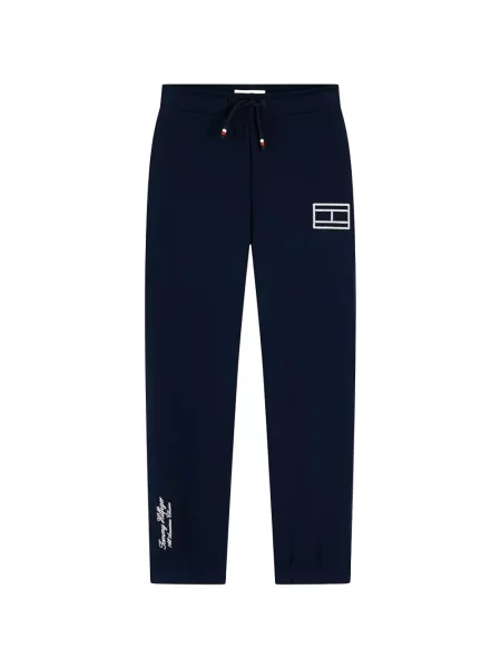 Spodnie dziecięce Tommy Hilfiger niebieskie