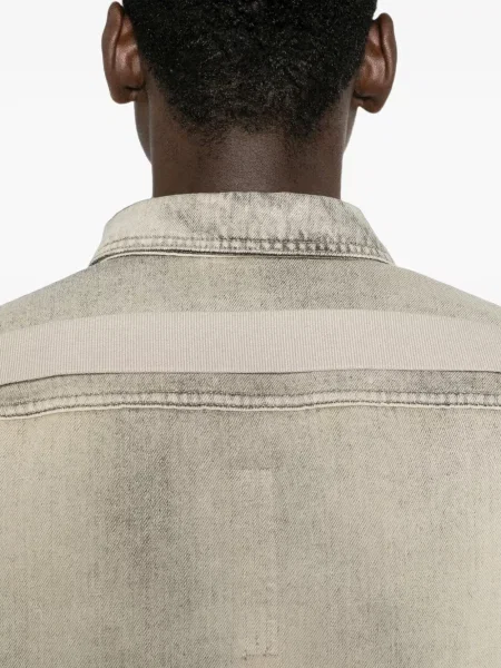 Džínsová bunda Rick Owens Drkshdw sivá