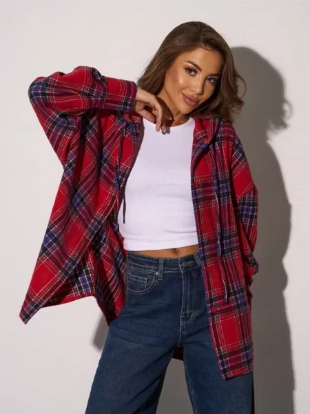 Вовняна Сорочка ISSA Plus червоний