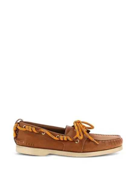 Loafersy Golden Goose skórzane brązowe