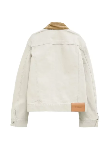 Gulerat geacă de blugi Jw Anderson de catifea cord