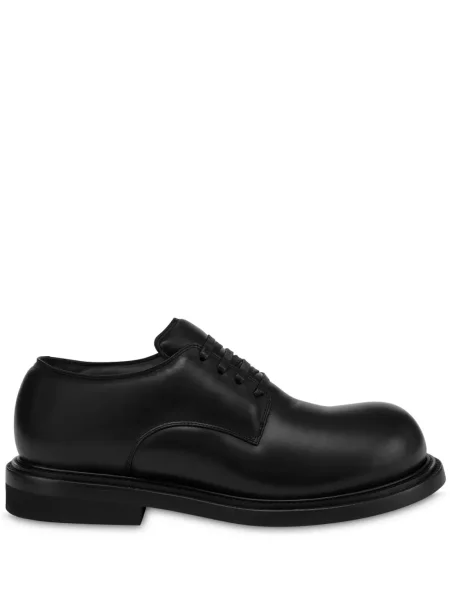 Oxford Moschino din piele negru