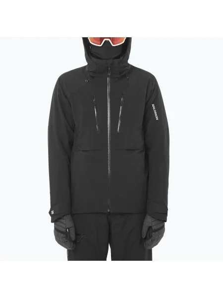 Geacă de schi pentru bărbați Salomon Brilliant deep black negru