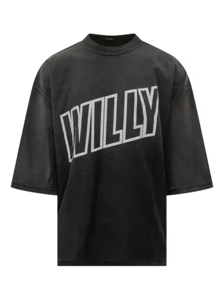 Tricou Willy Chavarria cu imagine negru