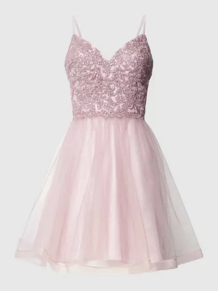 Sukienka koktajlowa z dekoltem w kształcie serca Laona