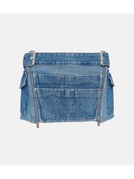 Spódnica jeansowa Dion Lee niebieska