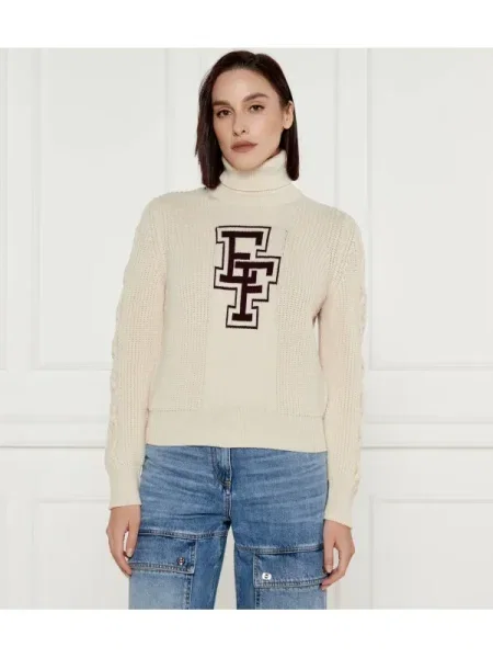 Pulover Elisabetta Franchi de lână bej