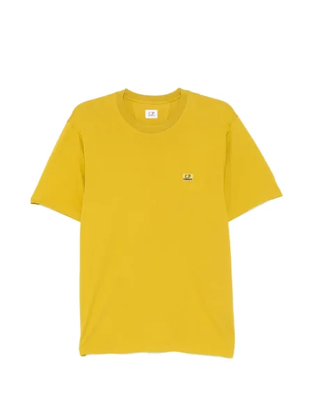 Tricou C.p. Company cu broderie galben