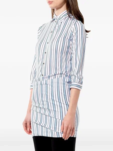 Cămașă Balenciaga drapată negru