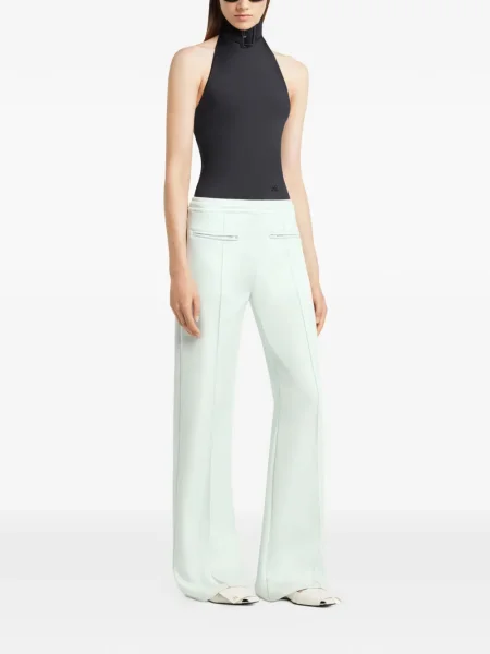 Pantaloni Courreges alb