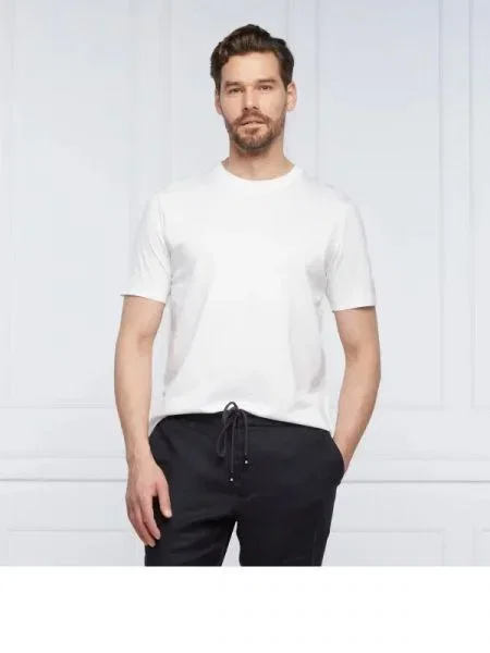 BOSS BLACK Tricou Thompson alb