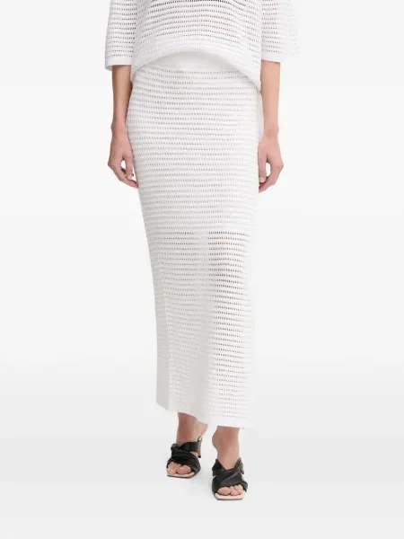 Fustă Marc Aurel ajurata alb