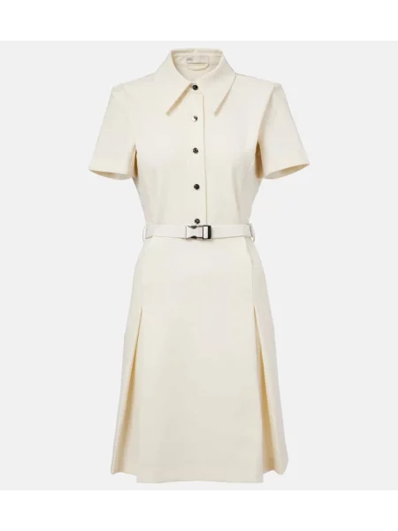 Rochie tip cămașă Tory Burch de costum alb