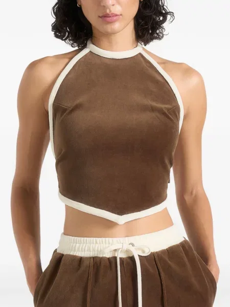 Top Manière De Voir din velur maro