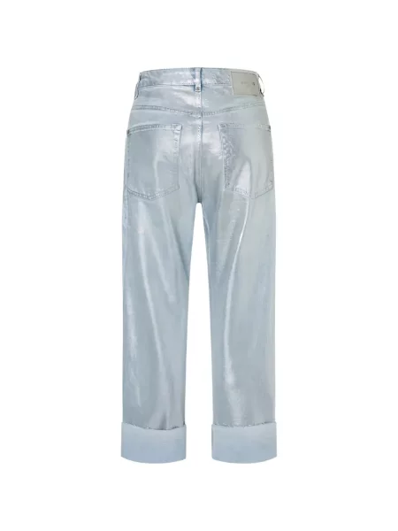 Decupat blugi cu picior larg Mac Jeans albastru
