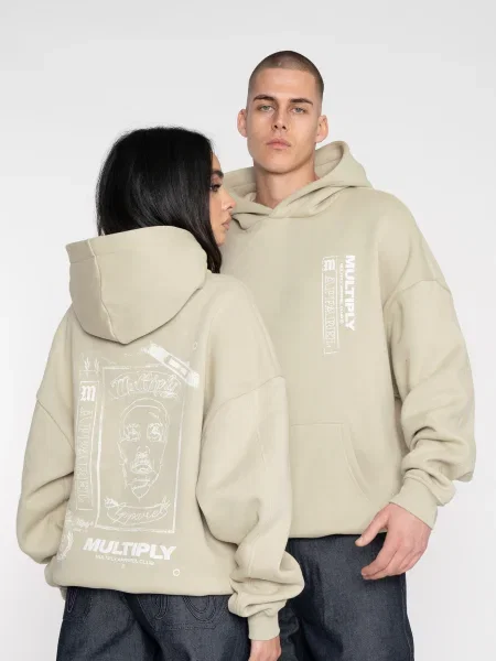 Palton Multiply Apparel alb