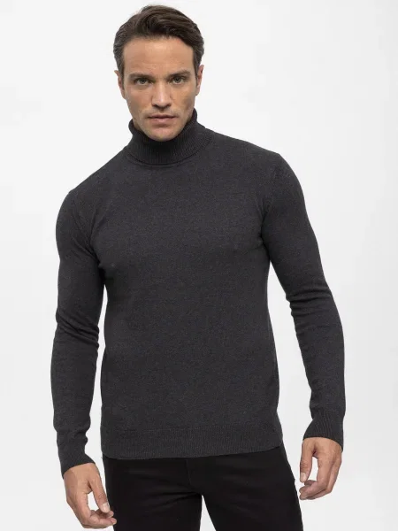 Felix Hardy Pulover metalic gri