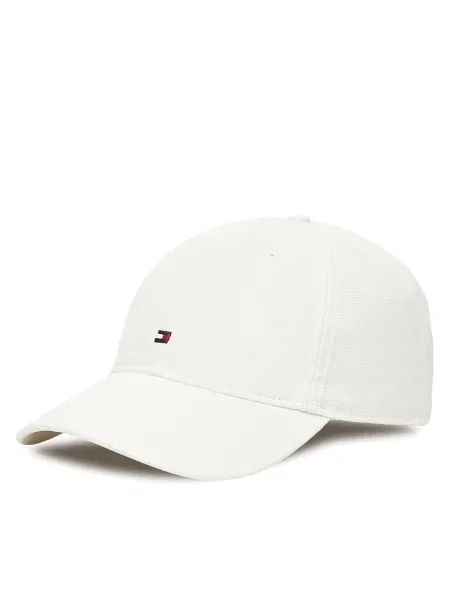 Шапка с козирка Tommy Hilfiger бяло